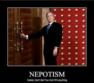 nepotism-bush