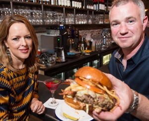 DKANE 05/10/2015 REPRO FREE Proprietors Niall and Amanda O'Regan at the opening of Son of a Bun, Cork’s newest burger restaurant, creating 31 new jobs on the site of the old Crowley’s Music Store on MacCurtain Street.  The newly renovated 4,500 sq ft restaurant can seat 84 people and offers a selection of mouth-watering burgers using only the best Aberdeen Angus beef, sourced locally in Bandon, Co. Cork.  The burger restaurant is also the first one in Ireland to be approved by the HSE to serve burgers pink. Pic Darragh Kane.